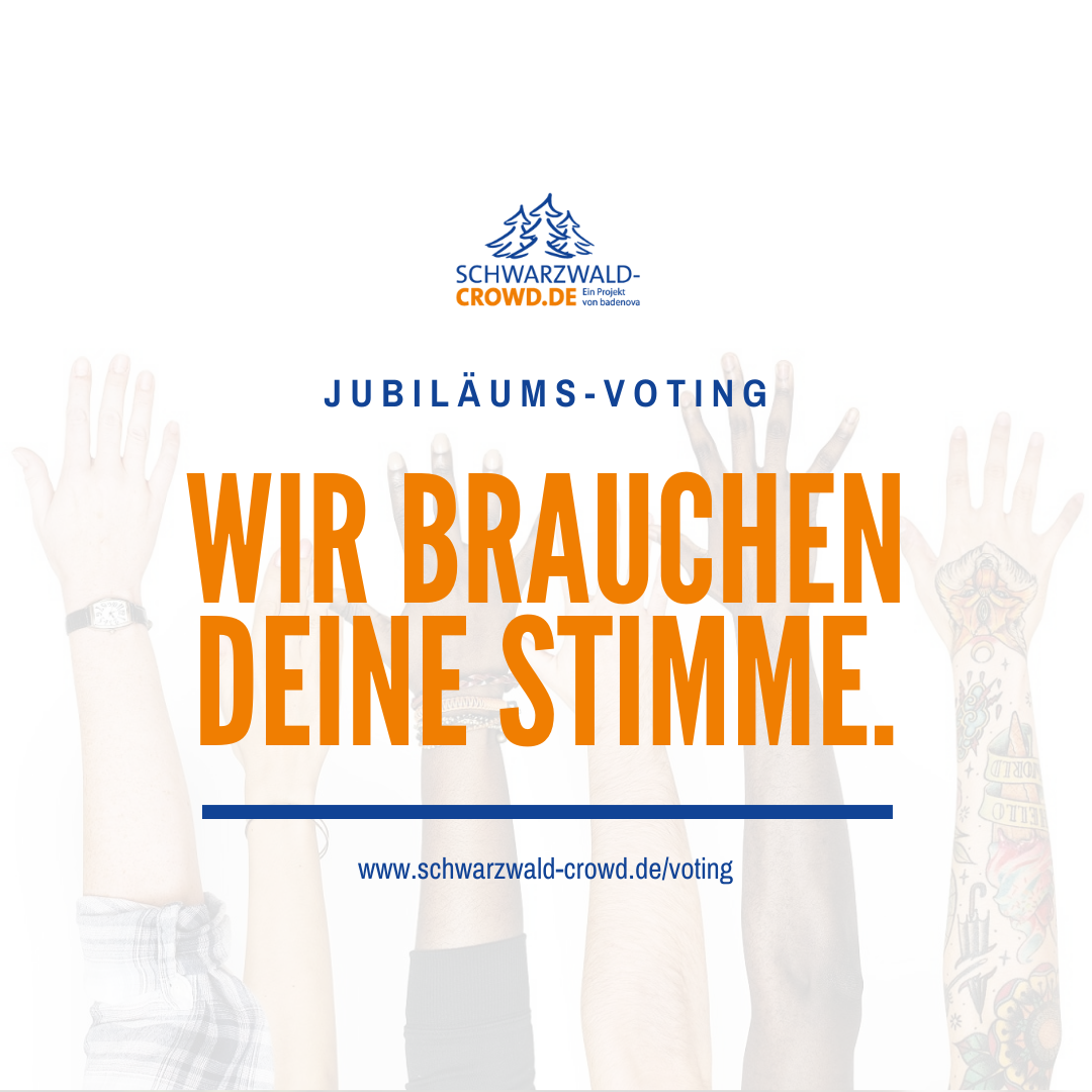 Read more about the article SCHWARZWALD-CROWD Jubiläums-Voting 2022 – gebt uns eure Stimme!