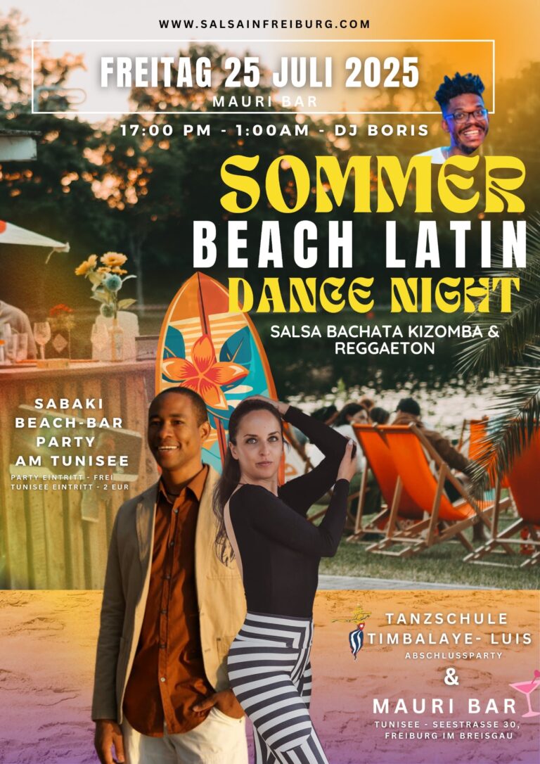 Read more about the article Sommer Beach Latin Dance Night verschiebt sich!